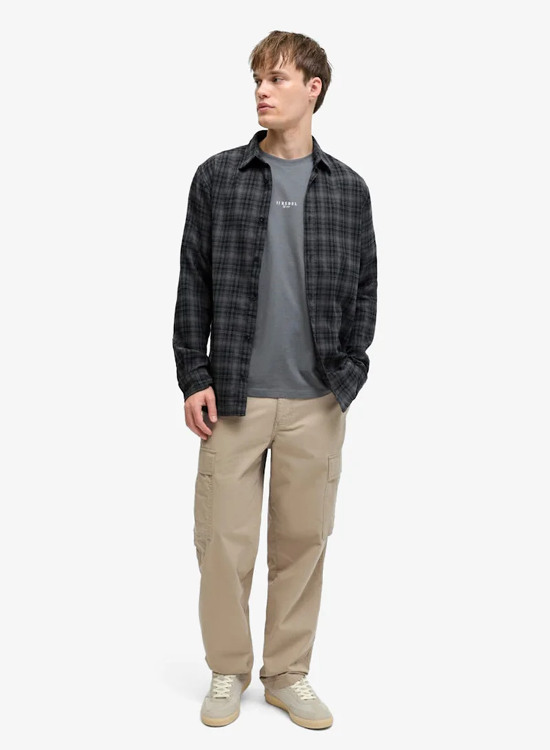 JJ Rebel  Regular Fit Cargo Pants for Men | Best Price UAE